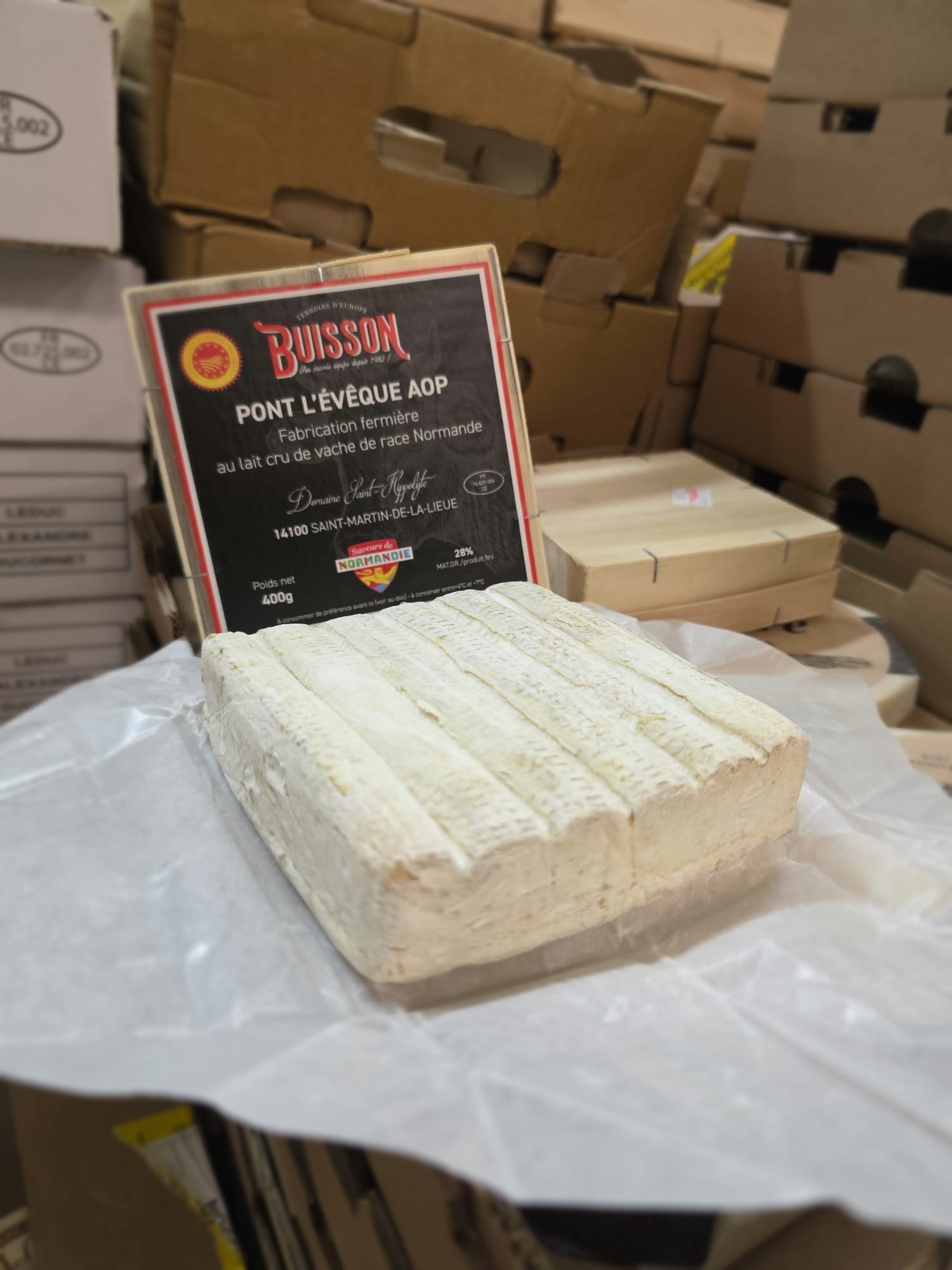 Pont l êvèque AOP fermier Buisson 400gr