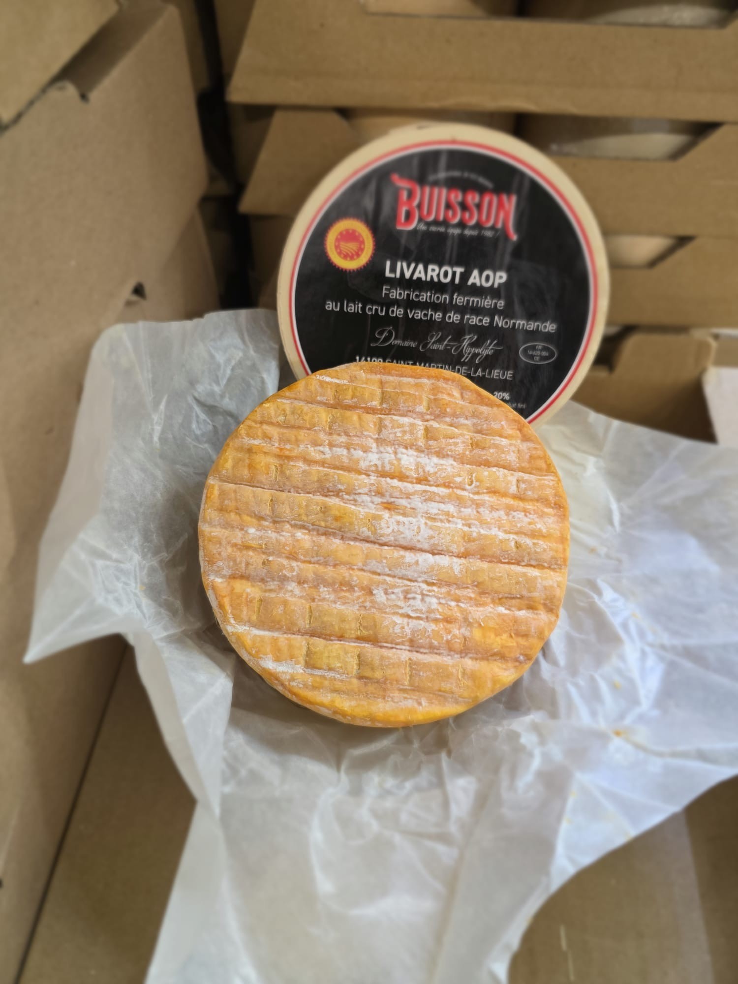 Livarot fermier AOP Buisson 500gr