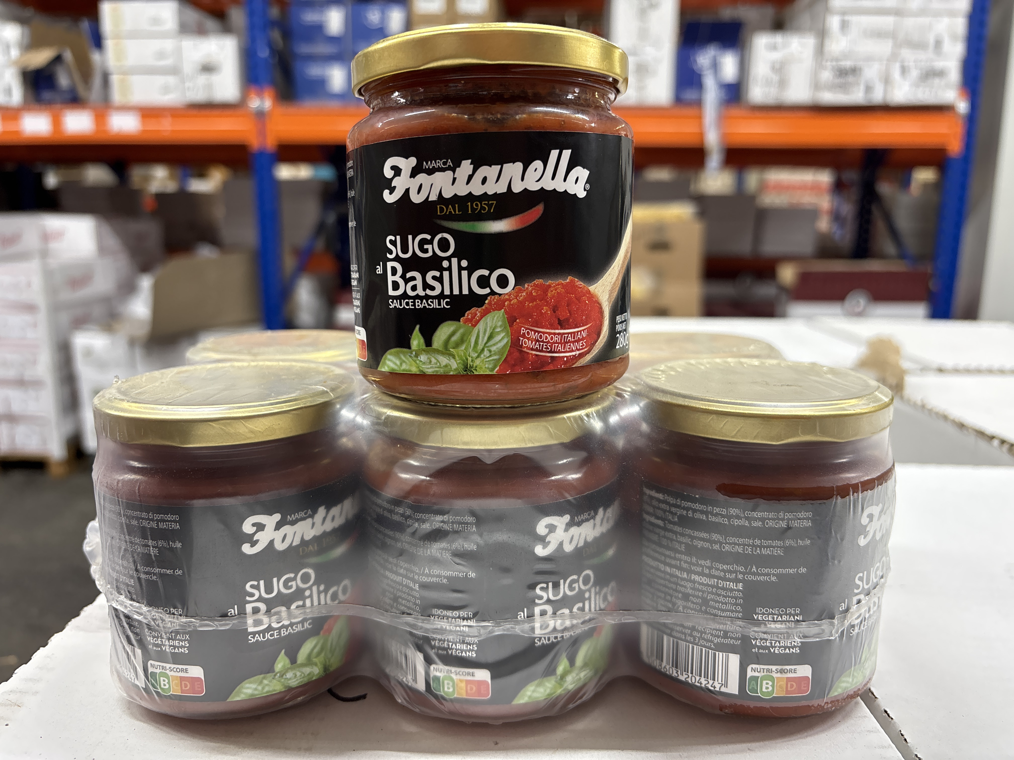 Sauce Tomate Basilic 280gr (6x280g)