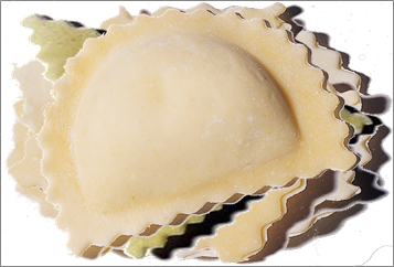 Mezzaluna chèvre et thym