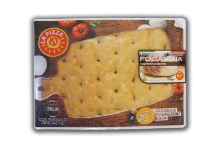 Focaccia nature 750gammes