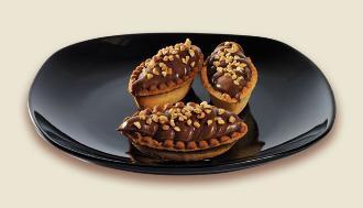 Barquette farcie au chocolat