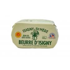 Beurre pain isigny AOP au cristaux de sel - Isigny ste mère
