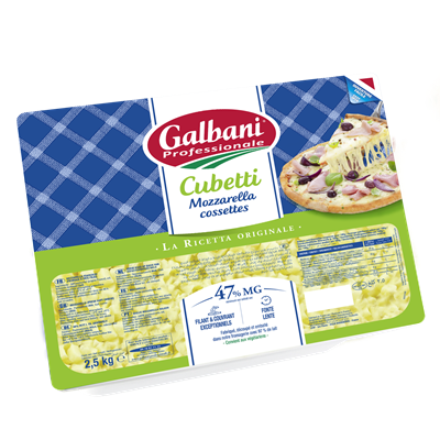 Mozzarella Galbani Cubetti 2,5kg