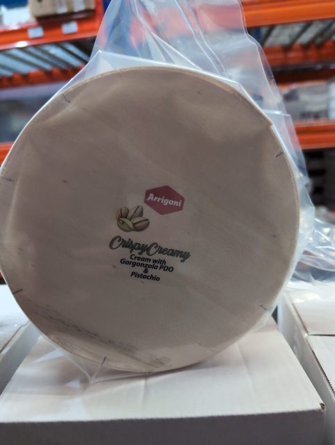Gorgonzola sans croute a la pistache