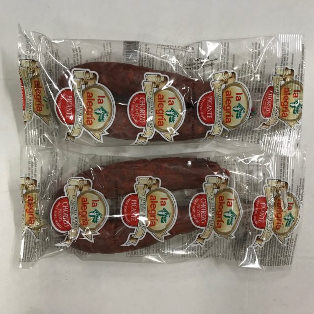 Chorizo doux petit modèle 200g
