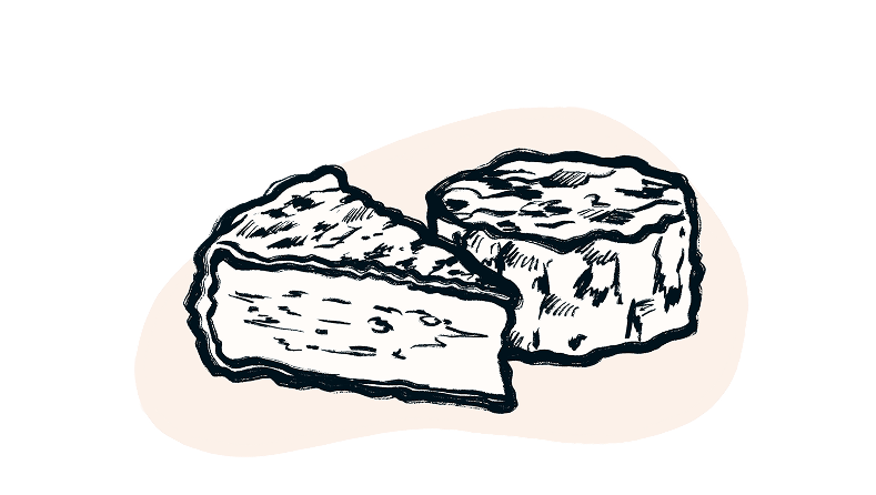Pâtes molles à croûte naturelle