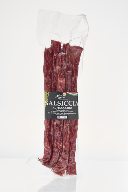 Saucisse sèche pur porc au fenouil sous vide