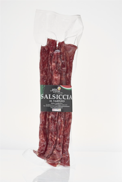 Saucisse sèche pur porc à la truffe d'été (1%) sous vide