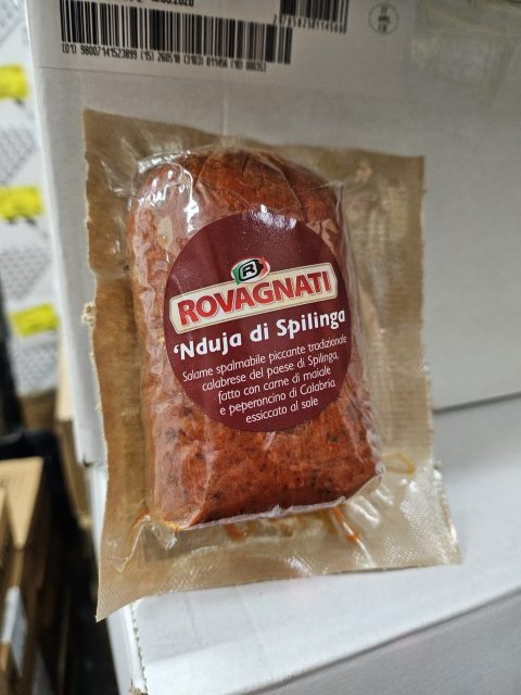 Nduja en paquet de 200gr - Rovagnati