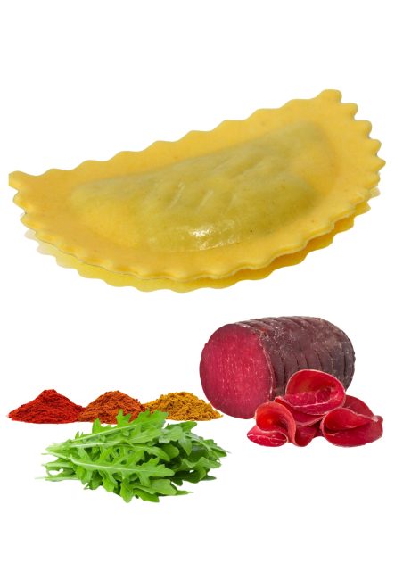 Mezzaluna roquette bresaola