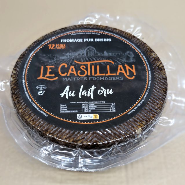 Fromage brebis castillan lait cru 12 mois