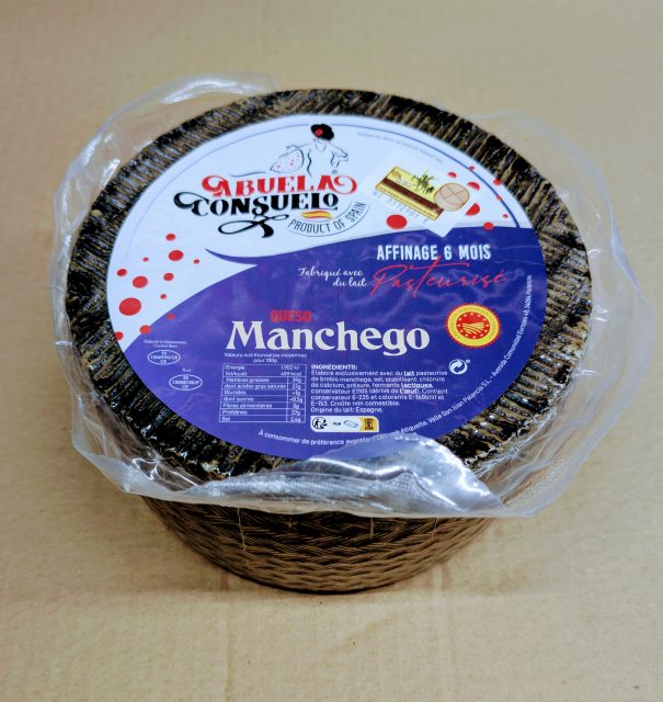Manchego 6 mois pasteurisé AOP