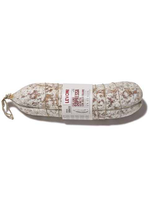 Saucisson sopressa veneta à l'ail.