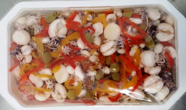 Petites seiches marinees 2kg