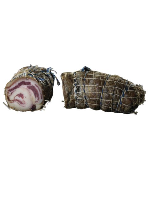 Pancetta corse roulée fumée