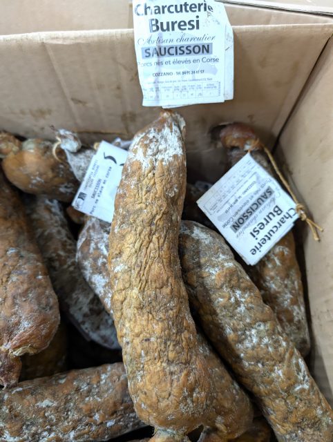 Saucisson de porc noir corse