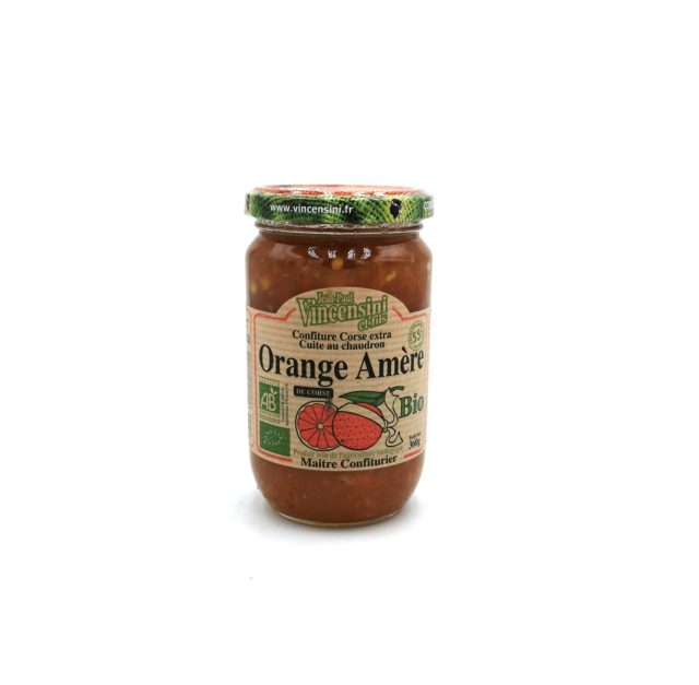 Confiture d orange amere bio 360g