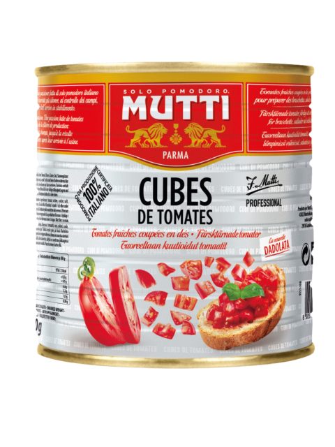 Cubes de tomate prédécoupés (3x2.4kg)