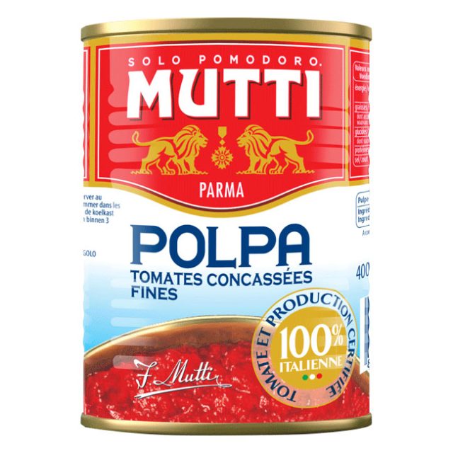 Tomates pelées concassées - Mutti (3x2.2kg)