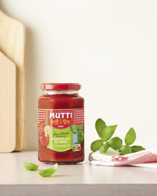 Sauce tomate basilic mutti en pots de 280gammes. (6x280g)