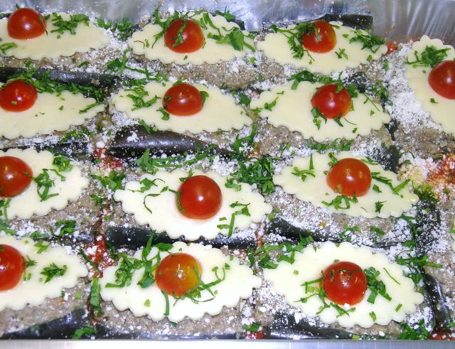 Aubergines farcies - Pasta nostrana
