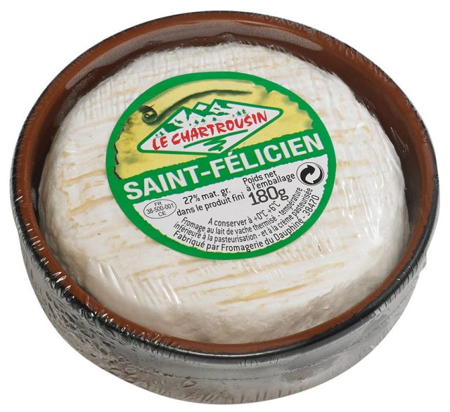 Saint Félicien coupelle grès - Fromagerie de l'Etoile (département de l'Isère)