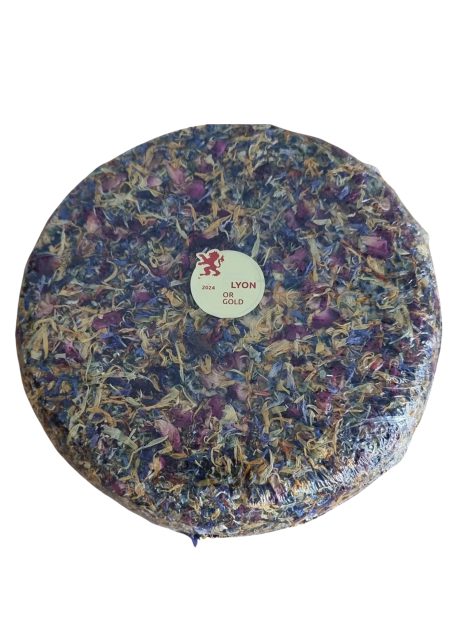 Tomme de chèvre aux fleurs